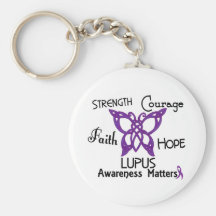 Lupus Celtic Butterfly 3 Keychain