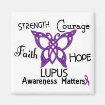 Lupus Celtic Butterfly 3 Magnet