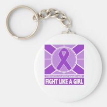 Lupus Fight Like A Girl Flag Key Chains