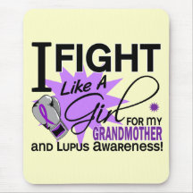 Lupus Fight Like A Girl For My Grandmother 11 Mouse Pads