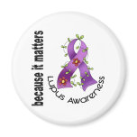 Lupus Flower Ribbon 3 magnets