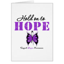 Lupus Hold On To Hope Greeting Cards