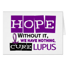 Lupus HOPE 2 Greeting Cards