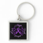 Lupus Hope Motto Butterfly Key Chain