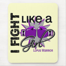Lupus I Fight Like A Girl 13.2 Mouse Pads