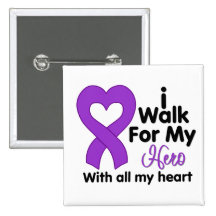 Lupus I Walk For My Hero Button