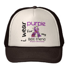 Lupus I WEAR PURPLE FOR MY BEST FRIEND 43 Hats