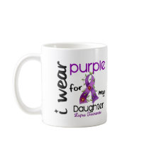 Lupus I WEAR PURPLE FOR MY DAUGHTER 43 Coffee Mugs