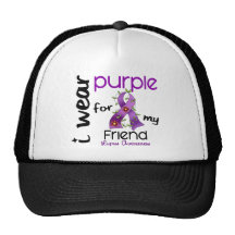Lupus I WEAR PURPLE FOR MY FRIEND 43 Hat