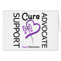 Lupus Support Advocate Cure Greeting Card