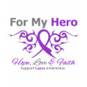 Lupus Tribal Ribbon Hero t-shirts