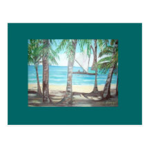 Luquillo Beach, Puerto Rico Postcard