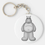 Lura's Critter Plump Hippo Key Chains