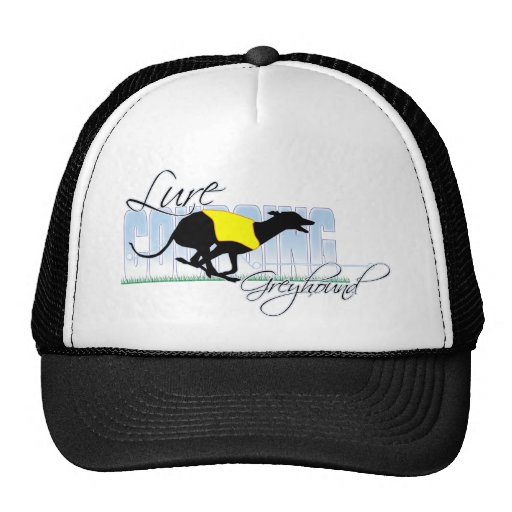 Lure Coursing Greyhound Trucker Hat