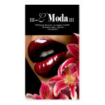 Luscious Lips Beauty Salon & Day Spa business cards