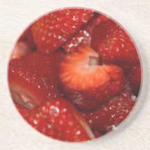 Luscious Strawberries Drink Coaster