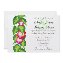 Lush Floral Wedding Invitation