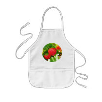 Lush Strawberries - Kids Apron