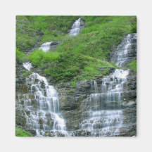 Lush Waterfalls Magnet