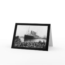 Lusitania Spectators 1907 Greeting Card