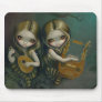 Lute and Lyre gothic fairy Mousepad