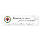 Luther's Rose Bumper Sticker bumper stickers