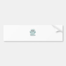 Luv is Like Marshmallows Dgital Art Bumper Stickers