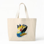 Luvin Livin Surfer Graphic Beach Style Bag