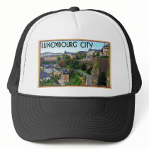 Luxembourg City Trucker Hats