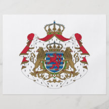 Luxembourg Coat of Arms Flyer Design