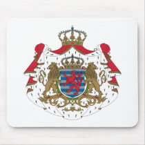 Luxembourg Coat of Arms Mouse Pad