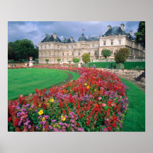 Luxembourg Palace in Paris, France. Poster
