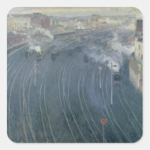 Luxembourg Station, Brussels, 1903 Sticker