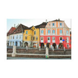 Luxemburg house, Sibiu Stretched Canvas Print