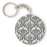 LUXERY BLACK AND WHITE 2 KEY CHAINS
