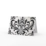 LUXERY BLACK AND WHITE GREETING CARD