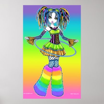 Rainbow Cyber Goth