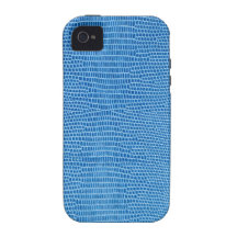 Luxurious blue leather Case-Mate iPhone 4 case