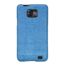 Luxurious blue leather samsung galaxy s2 cover