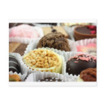 Luxury Chocolates Photo Image postcards