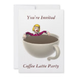 Luxury Coffee Invitation Coffee Lovers Delight