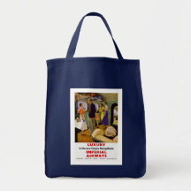 Luxury in the New Empire Flying Boats Tote Bags