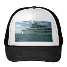 Luxury yacht trucker hats