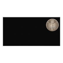 LVN Caduceus Photo Card