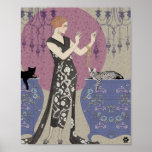 Lydia & Bengal in Mauve and Taupe posters