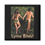 Lyme Disease Awareness Nude Hikers Magnet