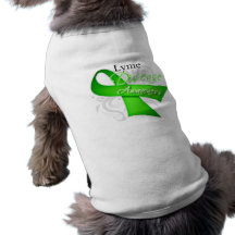 Lyme Disease Awareness Ribbon Pet Clothes