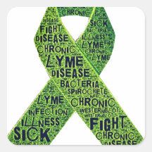 Lyme disease awareness sticker
