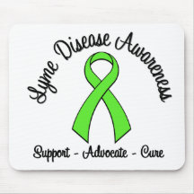 Lyme Disease Awareness Support Advocate Cure Mousepads