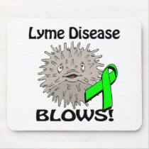 Lyme Disease Blows Awareness Design Mousepad